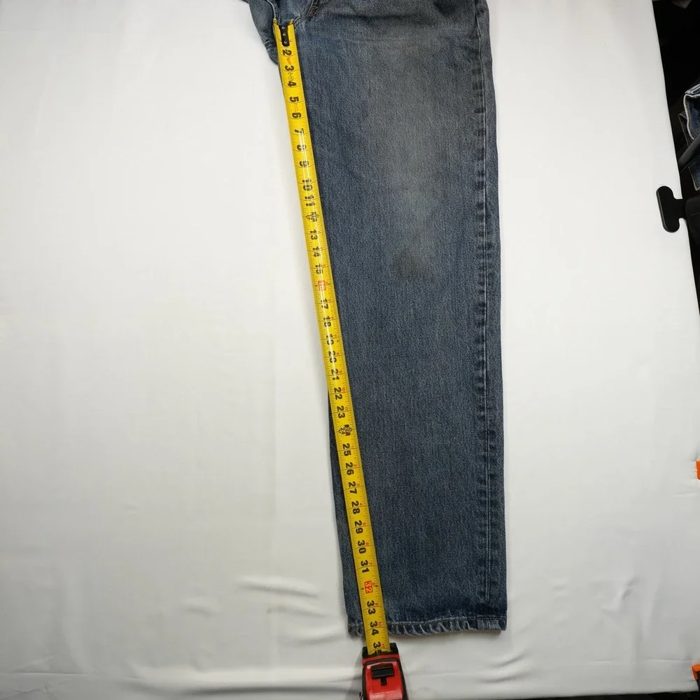 Levi's 550 Jeans Men's Size 38x36 (fit 36X34) Blue Denim Straight Leg Fit‎